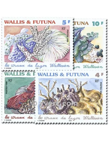n° 523/526 -  Timbre Wallis et Futuna Poste 2