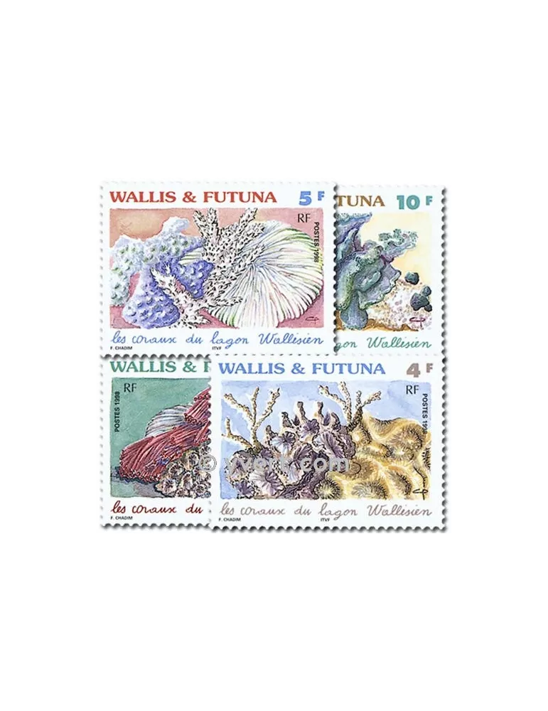 n° 523/526 -  Timbre Wallis et Futuna Poste