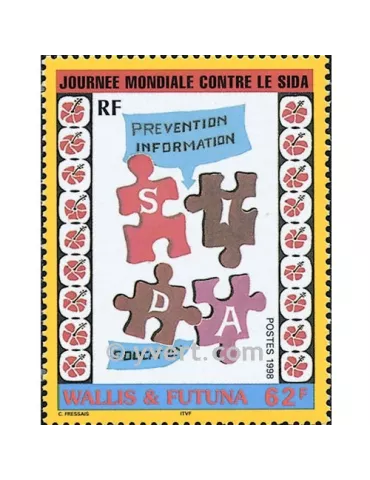 n° 528 -  Timbre Wallis et Futuna Poste 2