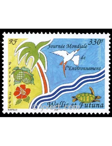 n° 570 -  Timbre Wallis et Futuna Poste 2