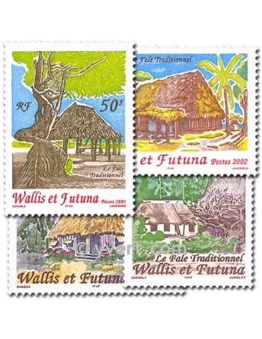 n° 571/574 -  Timbre Wallis et Futuna Poste 2