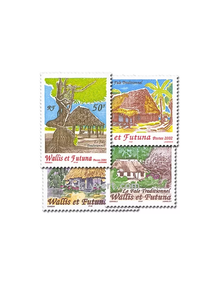 n° 571/574 -  Timbre Wallis et Futuna Poste