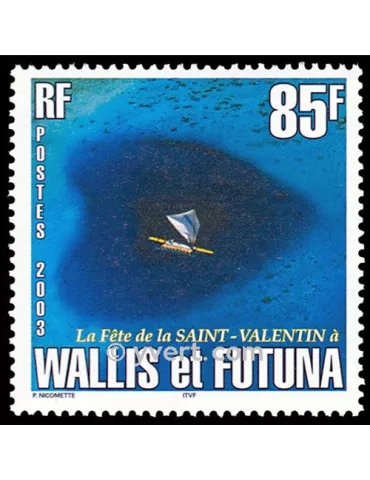 n° 589 -  Timbre Wallis et Futuna Poste 2