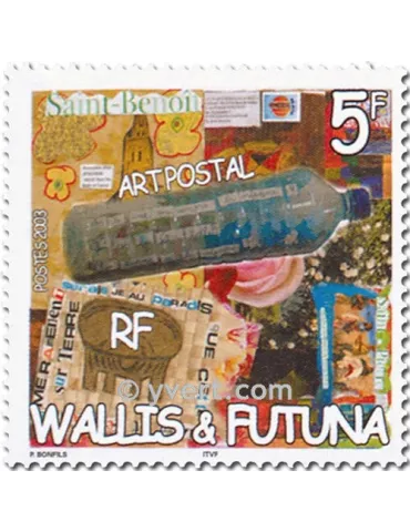 n° 592/596 -  Timbre Wallis et Futuna Poste 2