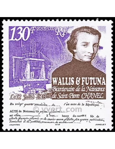 n° 601 -  Timbre Wallis et Futuna Poste 2