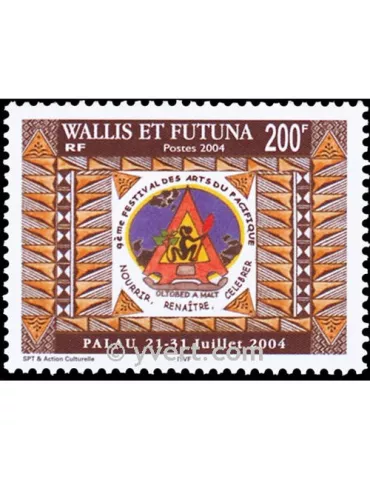 n° 624 -  Timbre Wallis et Futuna Poste 2