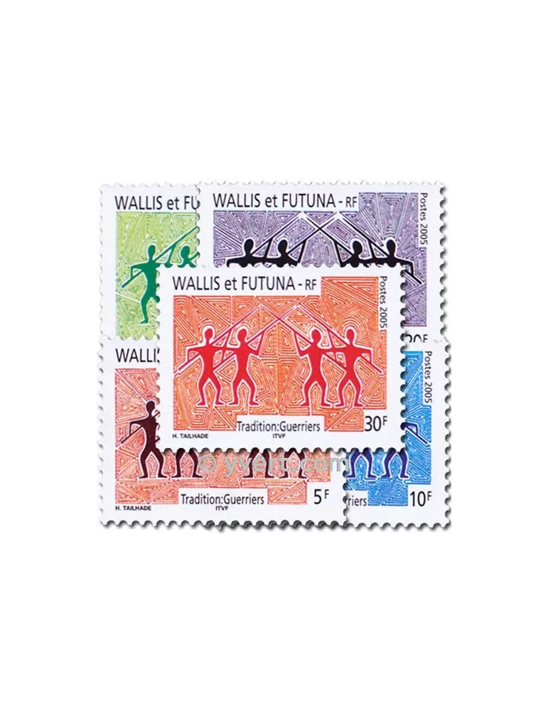 n° 635/639 -  Timbre Wallis et Futuna Poste
