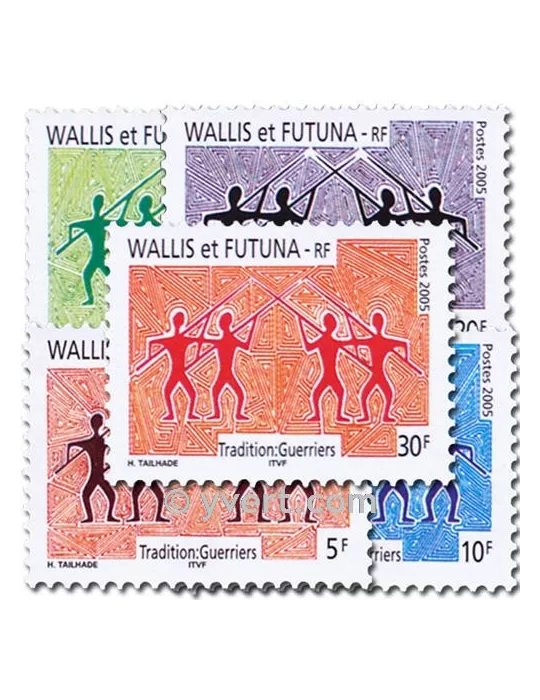 n° 635/639 -  Timbre Wallis et Futuna Poste