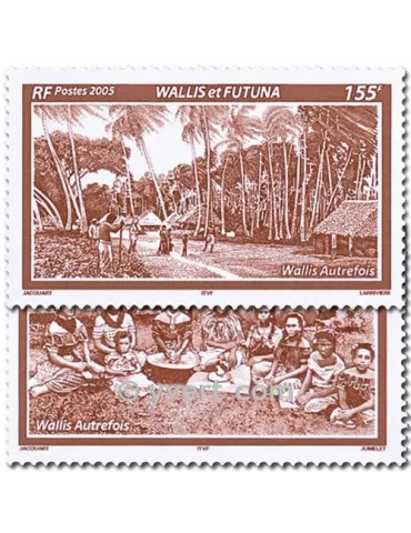 n° 643/644 -  Timbre Wallis et Futuna Poste 2