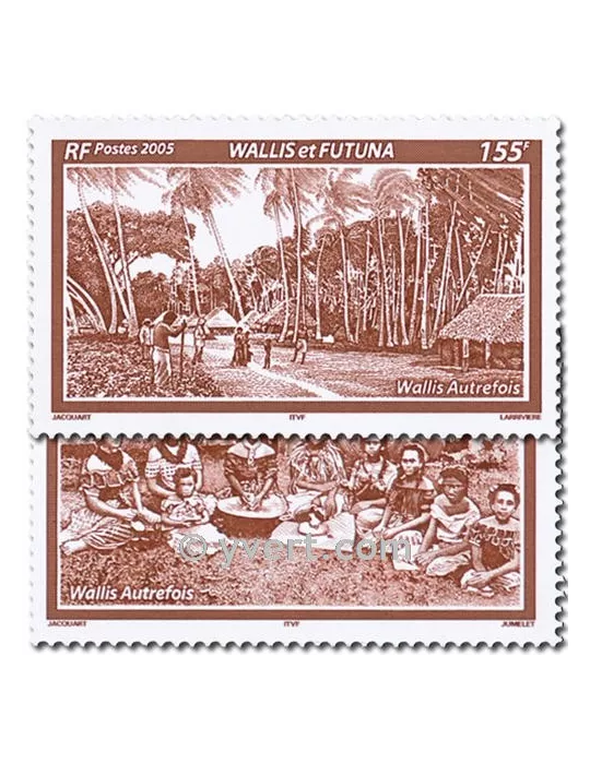 n° 643/644 -  Timbre Wallis et Futuna Poste