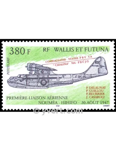 n° 646 -  Timbre Wallis et Futuna Poste 2