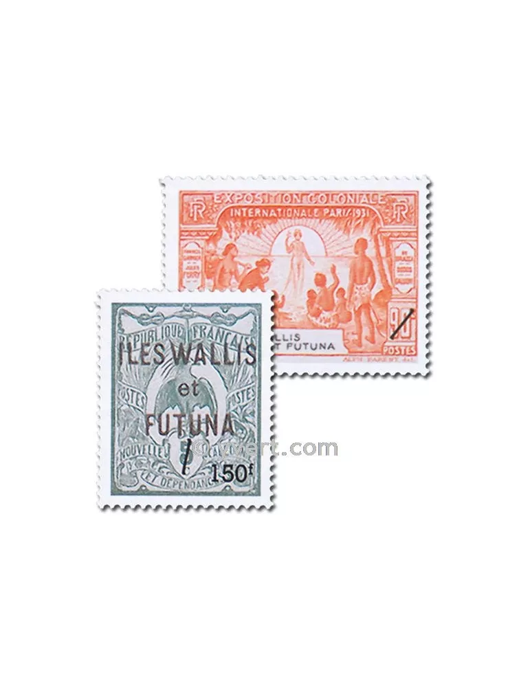 n° 649/650 -  Timbre Wallis et Futuna Poste