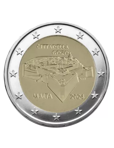 BU : 2 EURO COMMEMORATIVE 2024 : MALTE (Citadelle de Gozo) 2