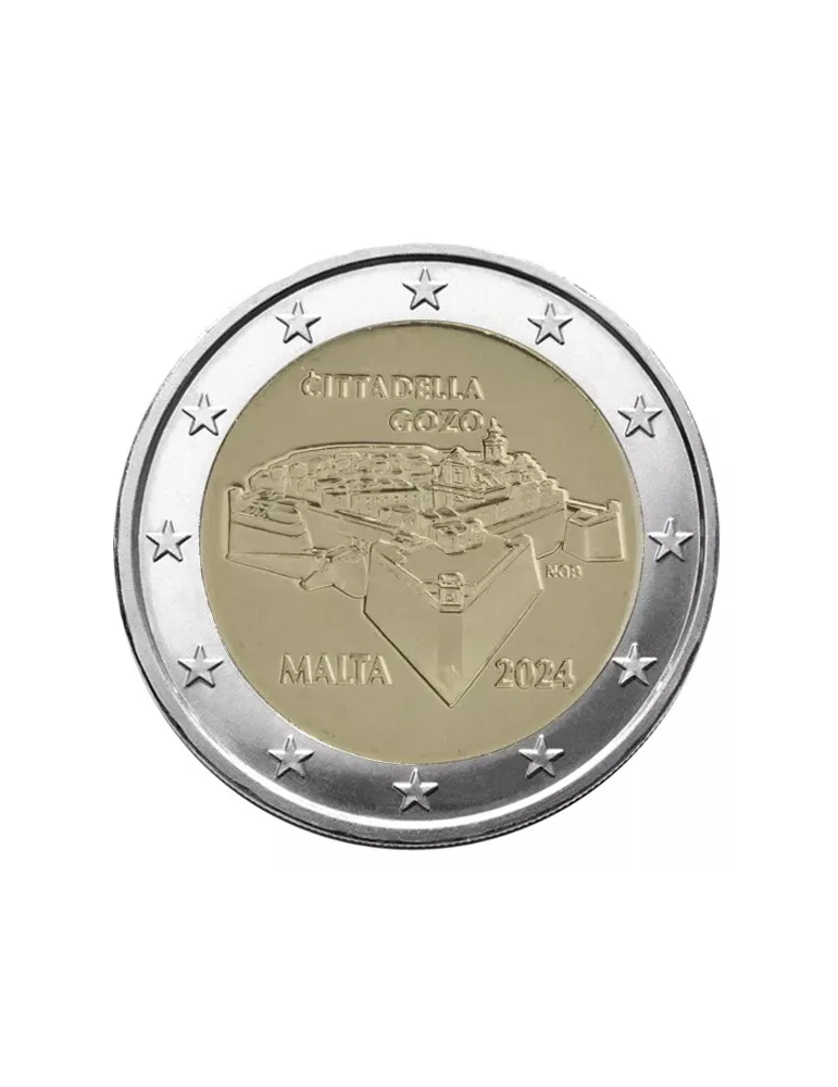 BU : 2 EURO COMMEMORATIVE 2024 : MALTE (Citadelle de Gozo)