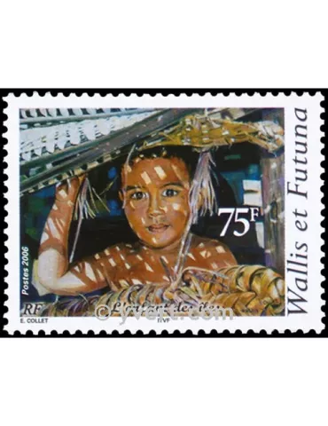 n° 651 -  Timbre Wallis et Futuna Poste 2