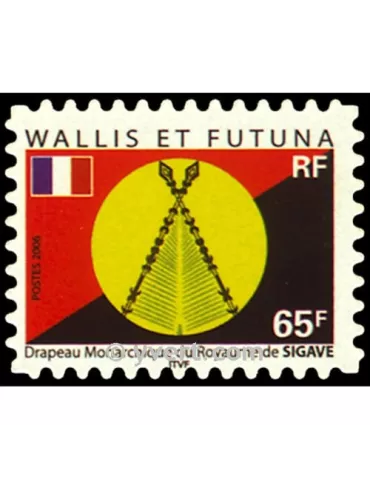 n° 654 -  Timbre Wallis et Futuna Poste 2