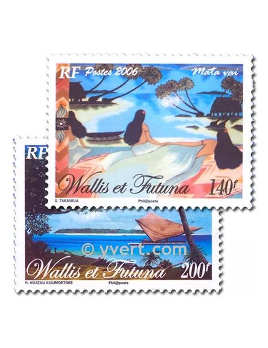 n° 658/659 -  Timbre Wallis et Futuna Poste