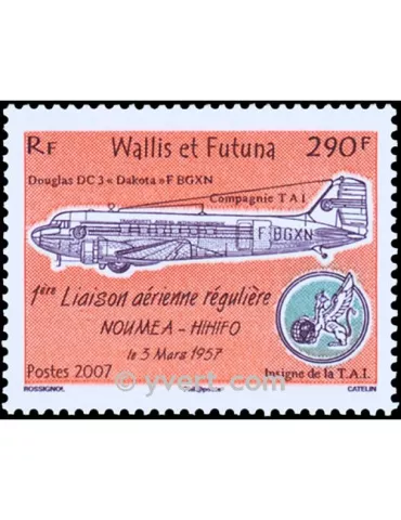 n° 676 -  Timbre Wallis et Futuna Poste 2