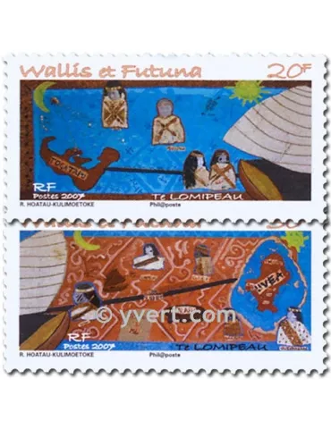 n° 683/684 -  Timbre Wallis et Futuna Poste 2
