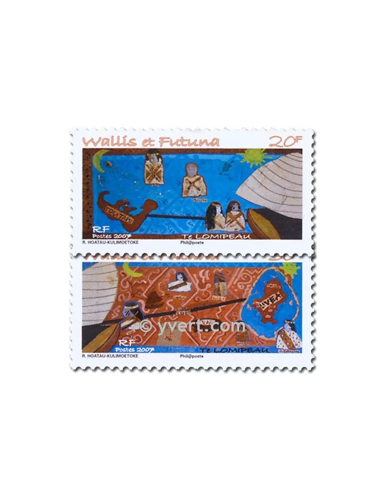 n° 683/684 -  Timbre Wallis et Futuna Poste