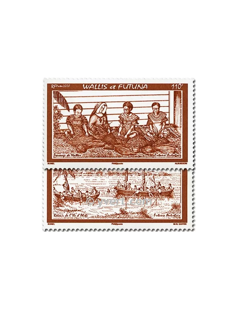 n° 697/698 -  Timbre Wallis et Futuna Poste
