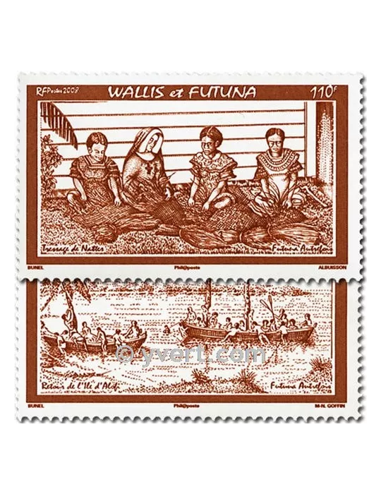 n° 697/698 -  Timbre Wallis et Futuna Poste