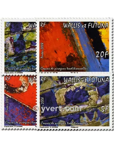 n° 702/705 -  Timbre Wallis et Futuna Poste 2