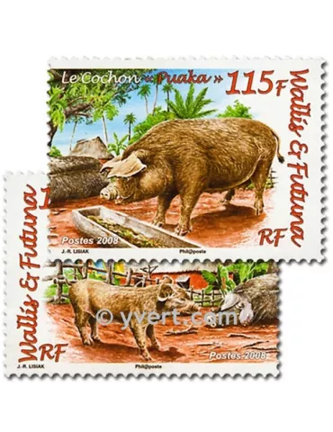 n° 709/710 -  Timbre Wallis et Futuna Poste 2