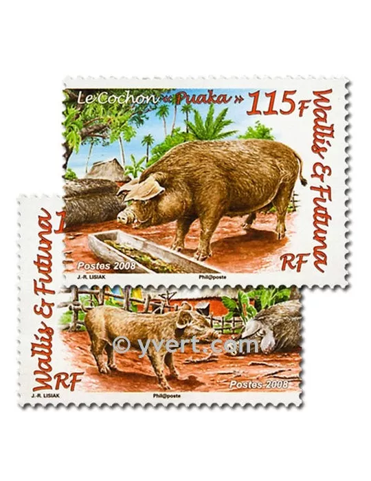 n° 709/710 -  Timbre Wallis et Futuna Poste