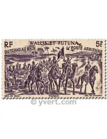 n° 5/10 -  Timbre Wallis et Futuna Poste aérienne