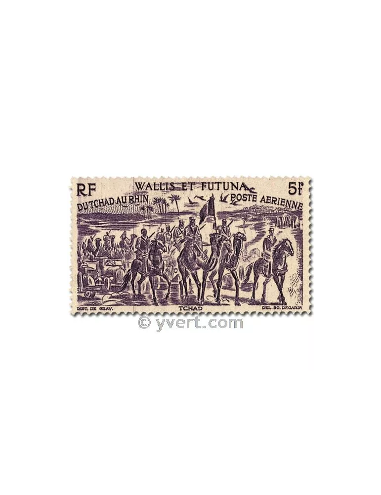 n° 5/10 -  Timbre Wallis et Futuna Poste aérienne