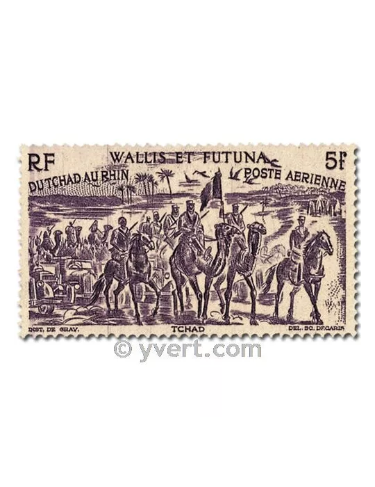 n° 5/10 -  Timbre Wallis et Futuna Poste aérienne