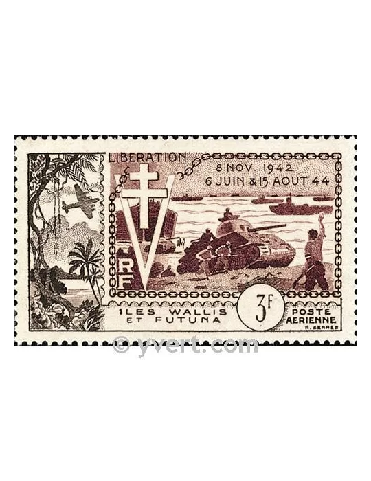 n° 14 -  Timbre Wallis et Futuna Poste aérienne
