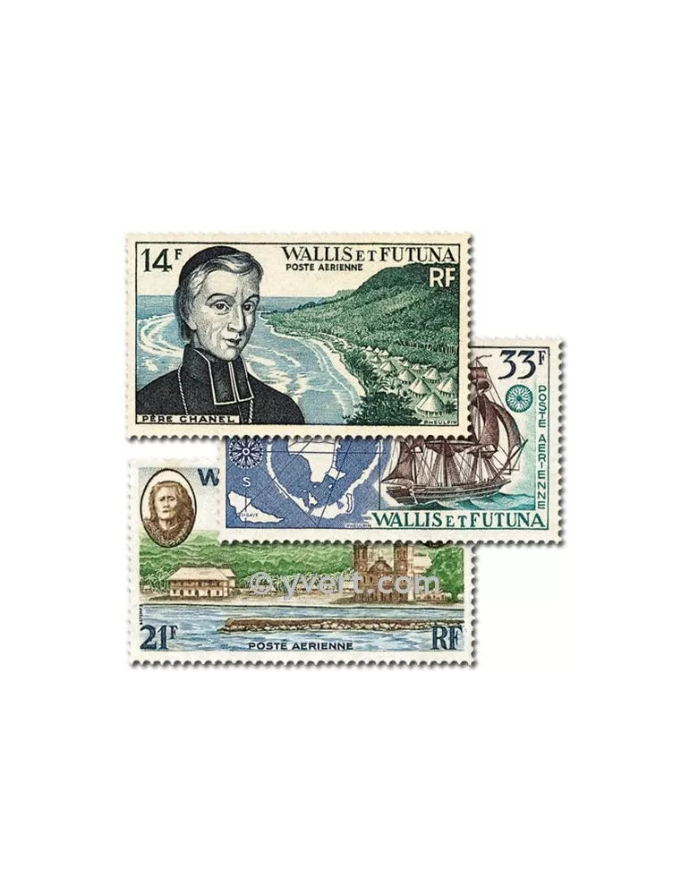 n° 15/17 -  Timbre Wallis et Futuna Poste aérienne