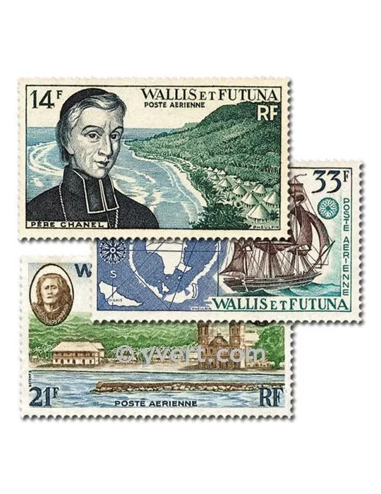 n° 15/17 -  Timbre Wallis et Futuna Poste aérienne