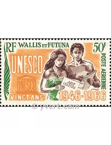 n° 28 -  Timbre Wallis et Futuna Poste aérienne 2