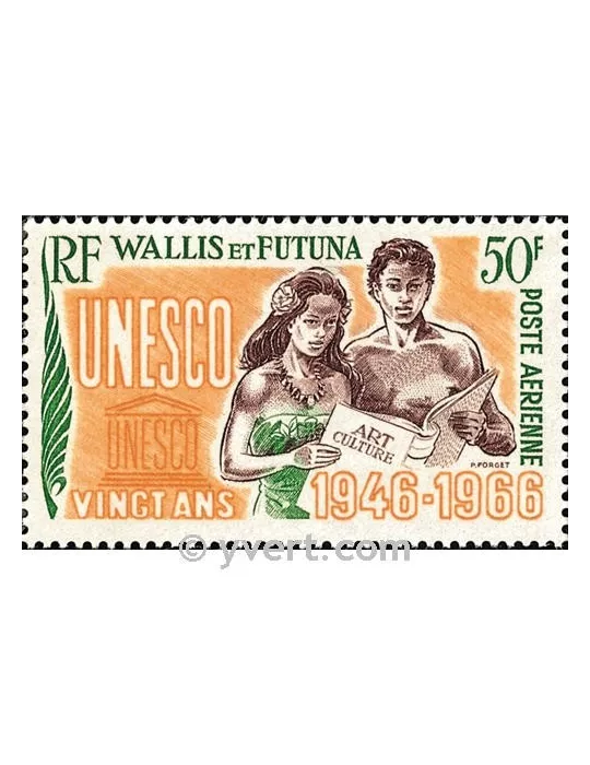 n° 28 -  Timbre Wallis et Futuna Poste aérienne