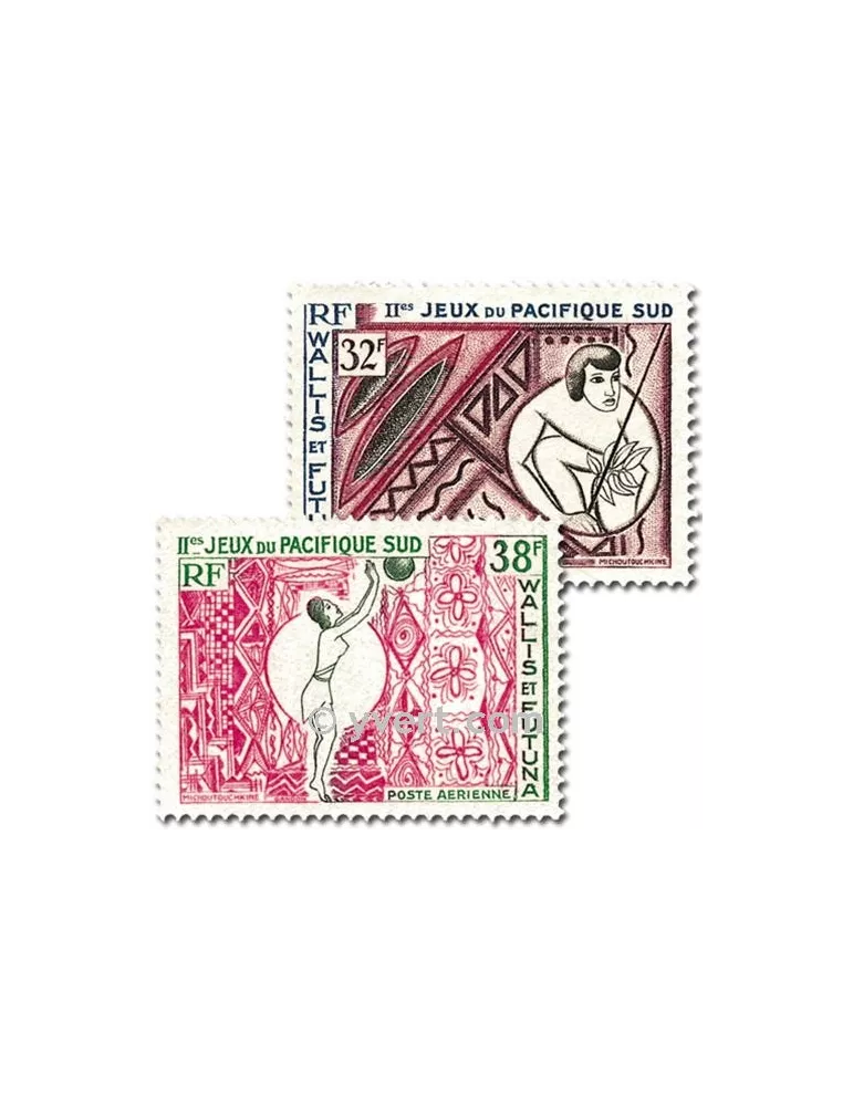 n° 29/30 -  Timbre Wallis et Futuna Poste aérienne