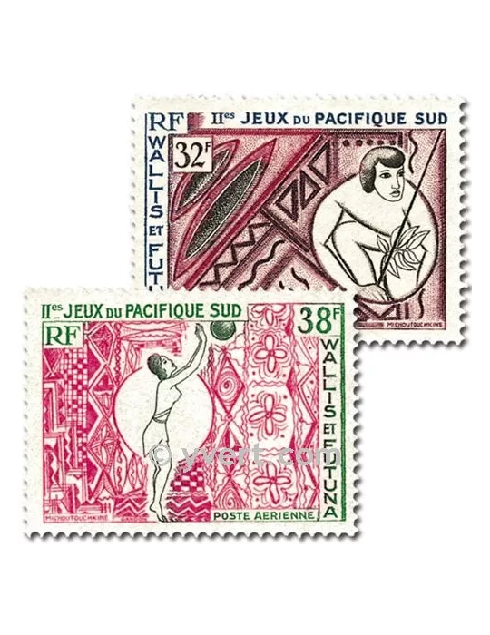 n° 29/30 -  Timbre Wallis et Futuna Poste aérienne