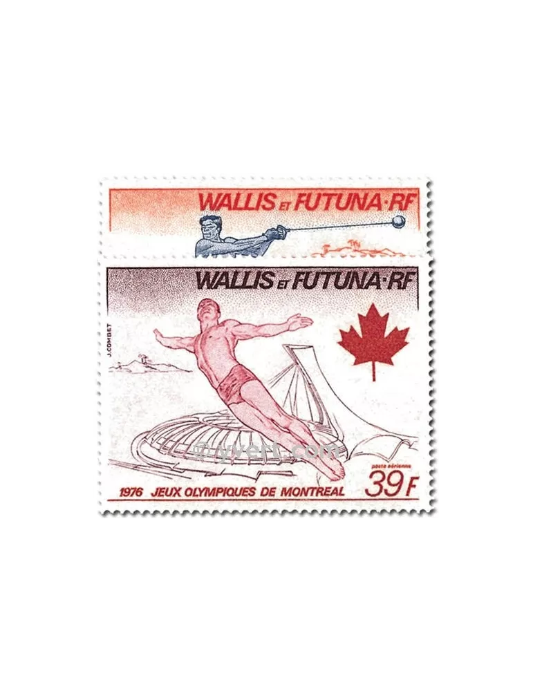 n° 72/73 -  Timbre Wallis et Futuna Poste aérienne
