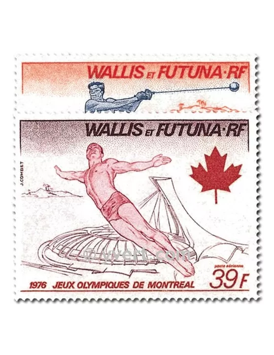n° 72/73 -  Timbre Wallis et Futuna Poste aérienne