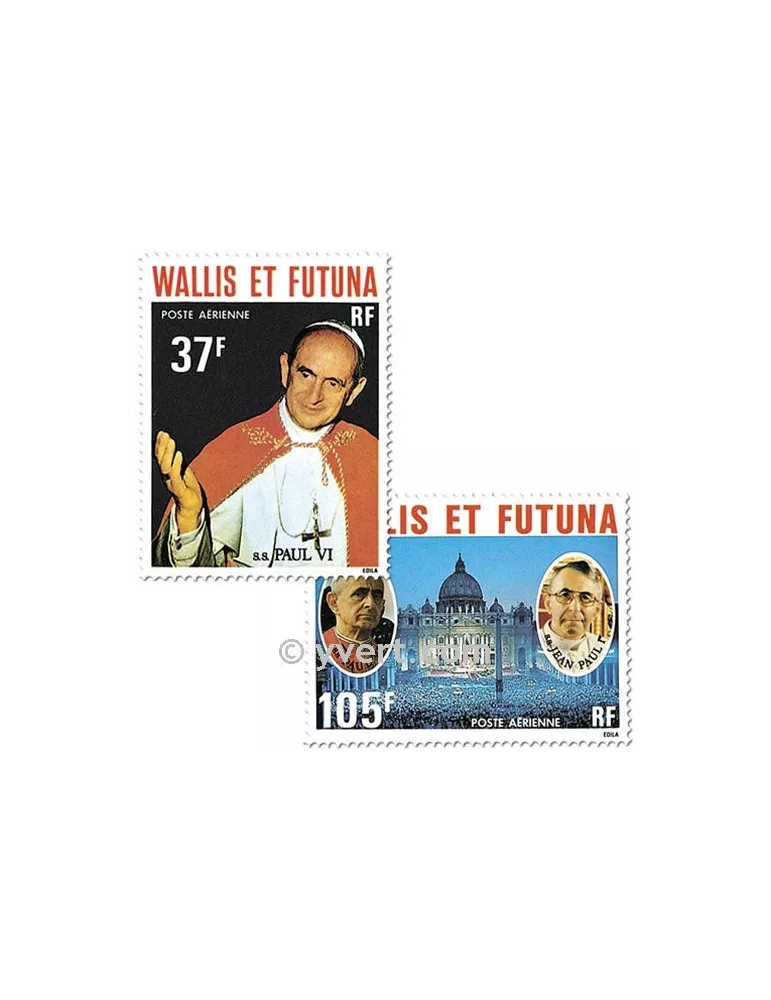 n° 86/88 -  Timbre Wallis et Futuna Poste aérienne