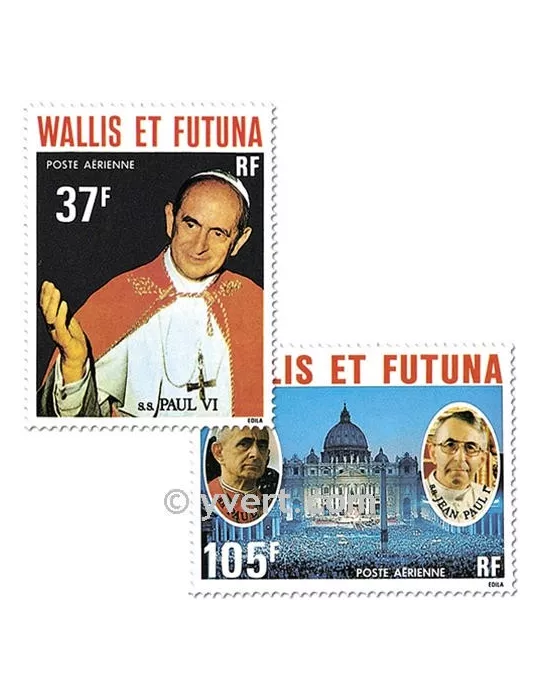 n° 86/88 -  Timbre Wallis et Futuna Poste aérienne