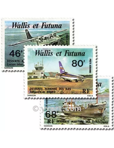 n° 89/91 -  Timbre Wallis et Futuna Poste aérienne