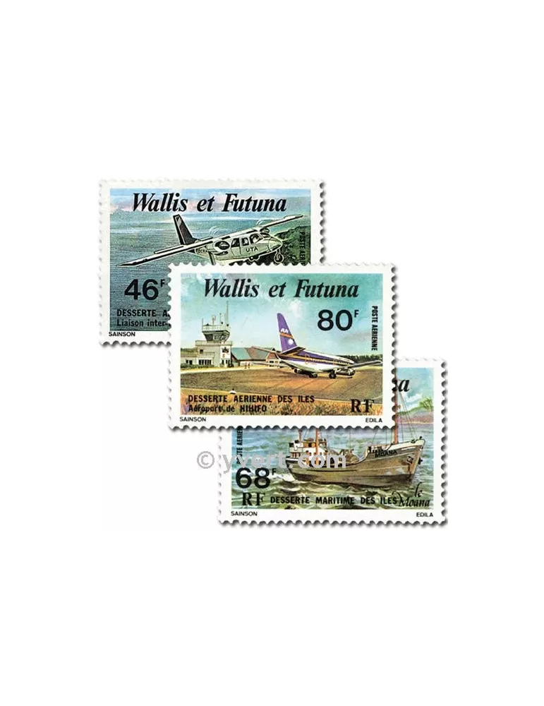 n° 89/91 -  Timbre Wallis et Futuna Poste aérienne