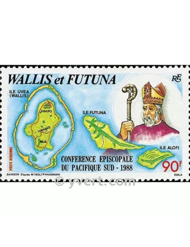 n° 163 -  Timbre Wallis et Futuna Poste aérienne 2