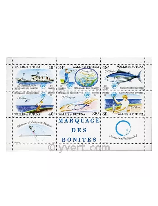 n° 2 -  Timbre Wallis et Futuna Bloc et feuillets