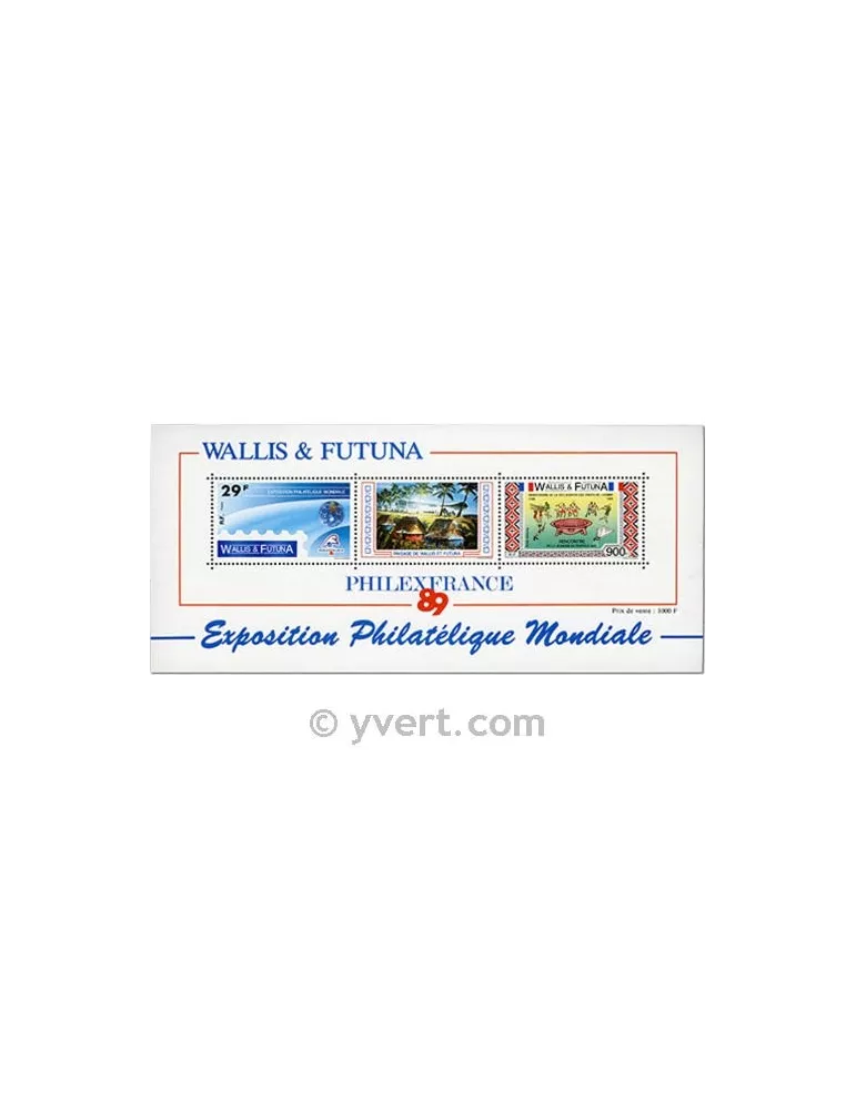 n° 4 -  Timbre Wallis et Futuna Bloc et feuillets