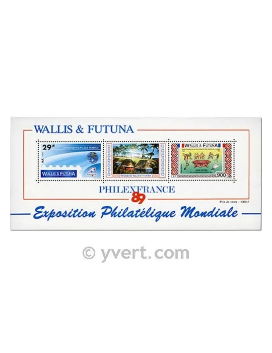 n° 4 -  Timbre Wallis et Futuna Bloc et feuillets