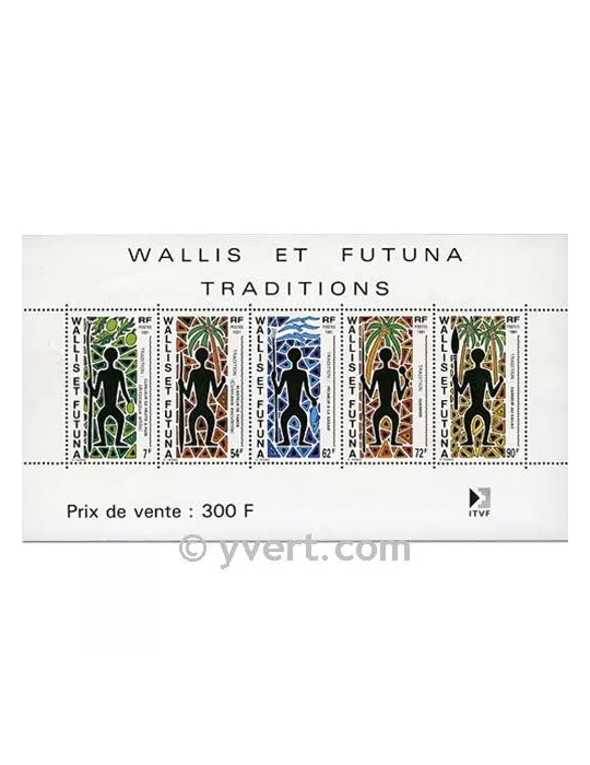n° 5 -  Timbre Wallis et Futuna Bloc et feuillets